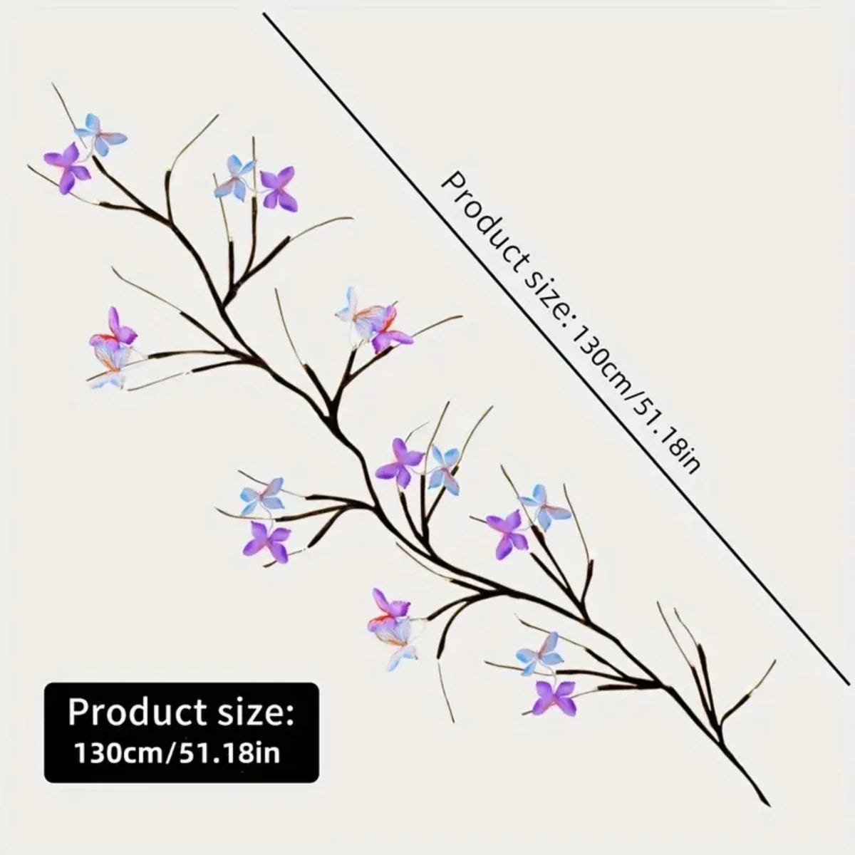 30LED Enchanted Willow Vine Light With Butterfly USB Powered 8 Lighting Modes & Waterproof