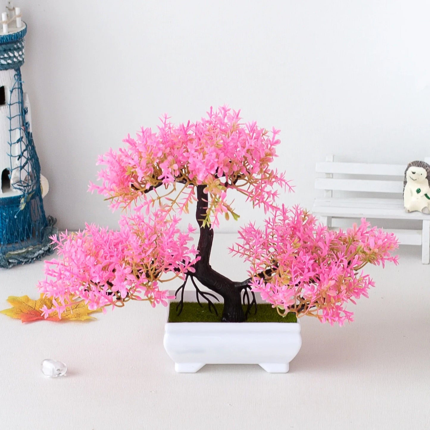 Artificial Plant Bonsai Plastic Small Tree Pot