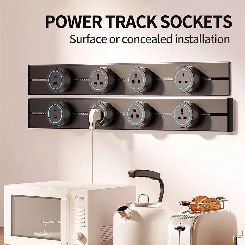 Movable Track Socket Smart Home Appliances