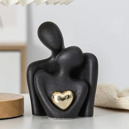 Decorative Abstract Couple Statue Modern Decoration