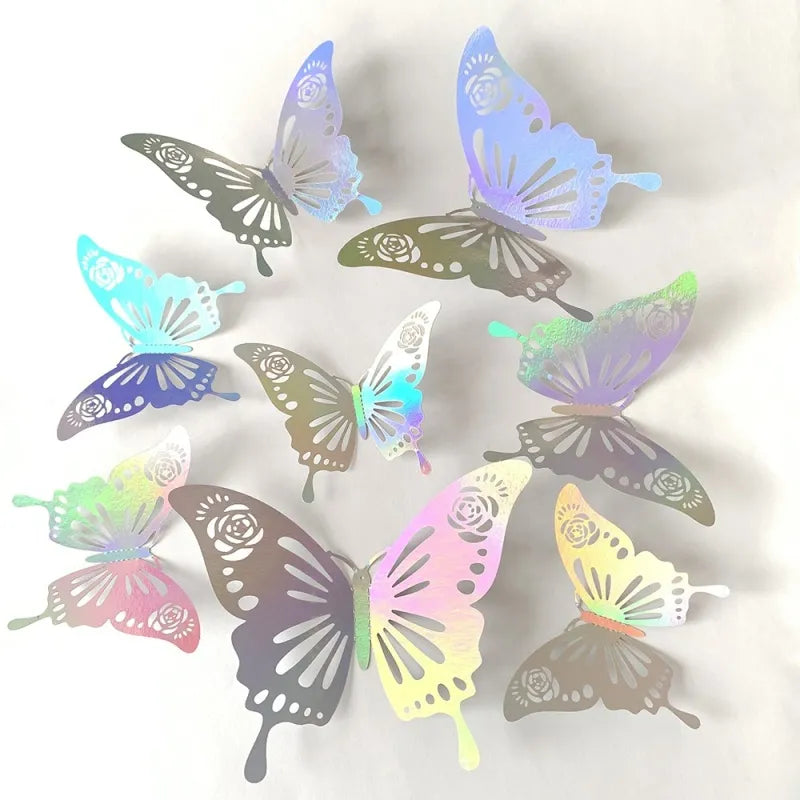 multi color butterfly wall sticker