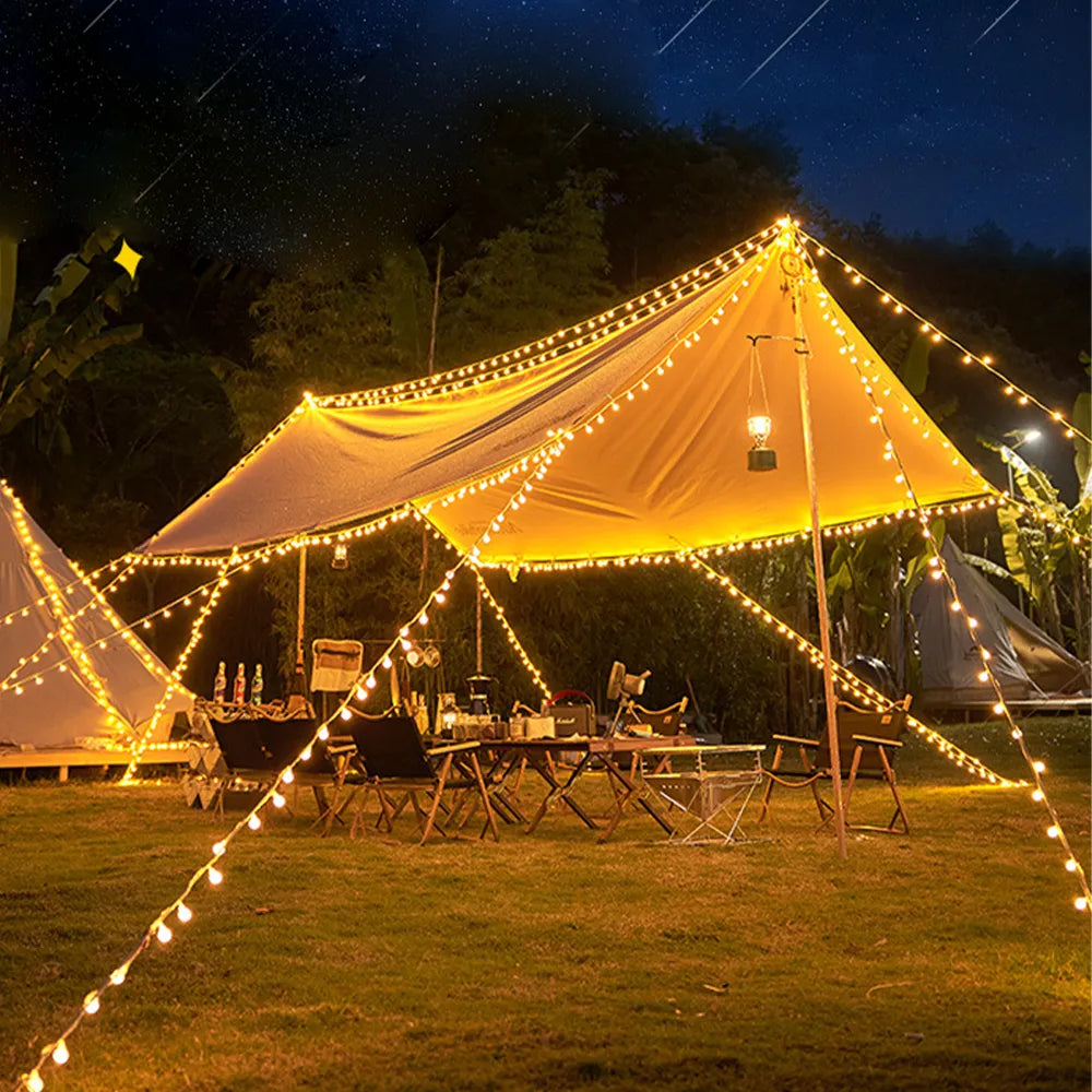 String Lights Camping Lamp Outdoor