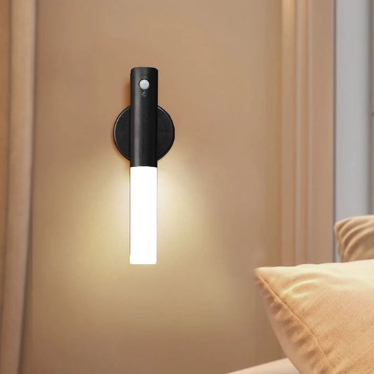 Led Magnetic Portable Charge  Wall Lamp Indoor With Motion Sensor Light