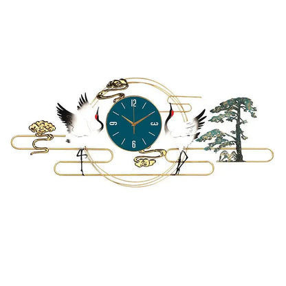 Red-crowned Crane Wall Clocks