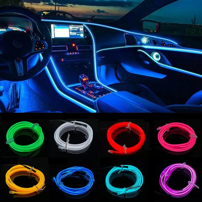 LED Car Atmosphere Lamp Flexible Interior Decoration