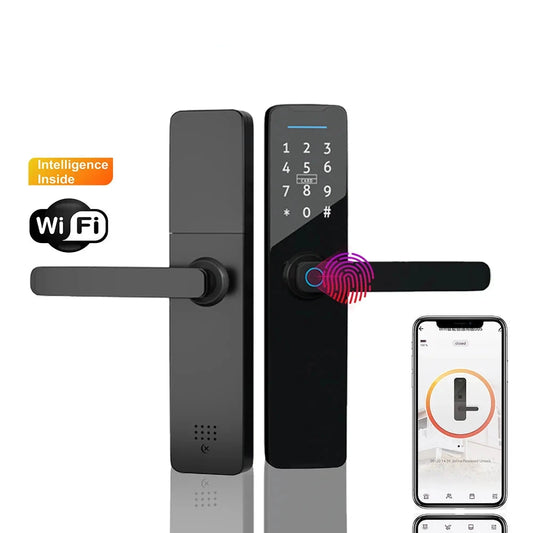 Smart Door Lock With Biometric Camera Fingerprint Keyless