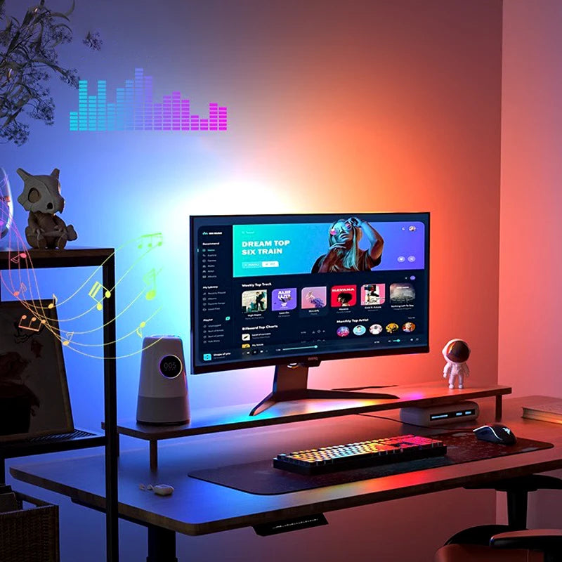 Gaming Lights Strip Computer Monitor Backlight RGB Screen Color