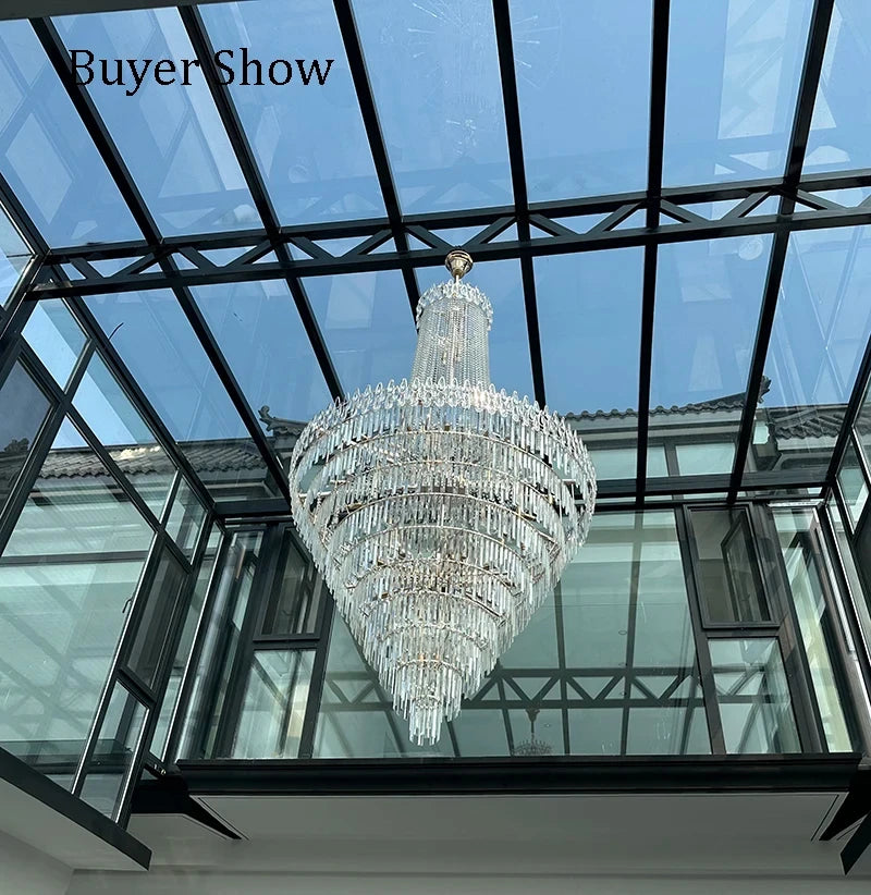 Modern Crystal Chandelier Wedding Hall Villa Hotel Hall Living Room