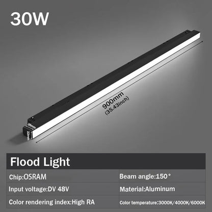 Modern Embedded Flexible Linear Fixture LED Spotlight DC48V Ceiling Indoor Light