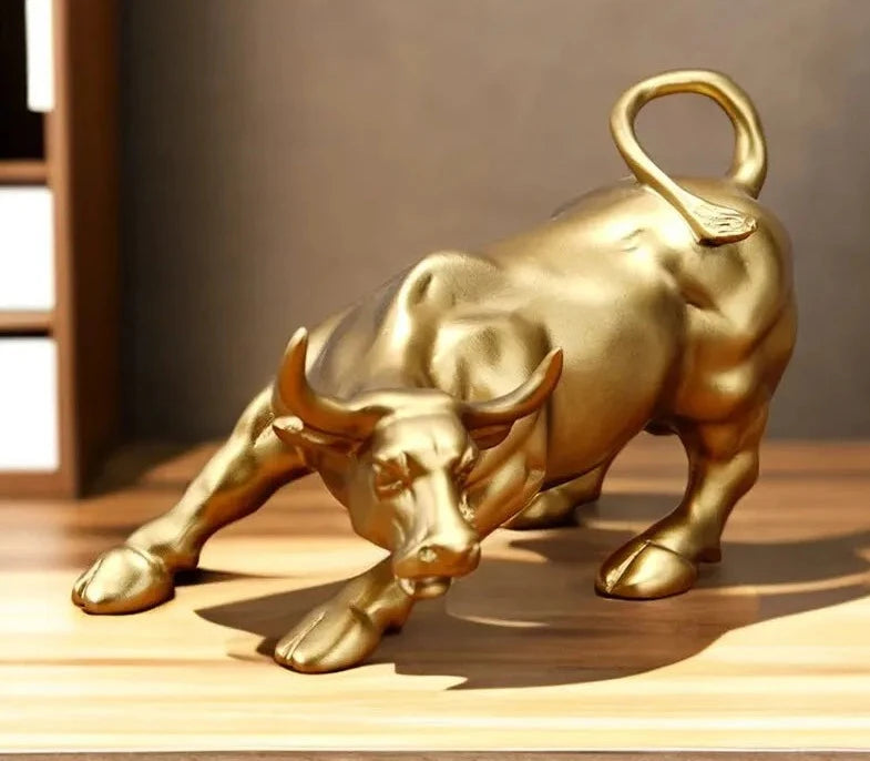 Bull Market Resin Ornaments