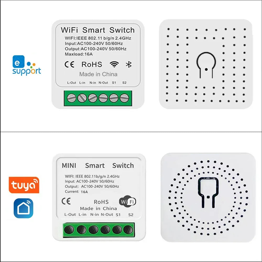 16A DIY Light Switches 2 Way Wireless Smart Home