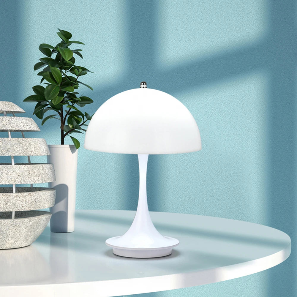 LED mushroom small table lamp portable