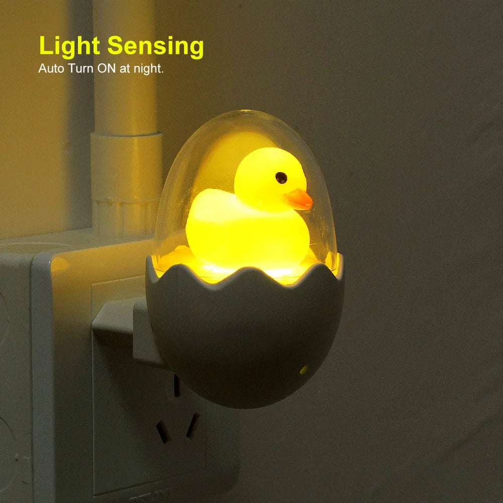 Cute Yellow Duck Bedroom Lamp