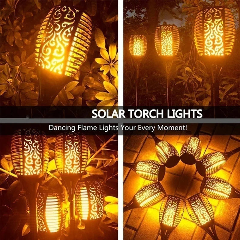 Solar Flame Torch Lights