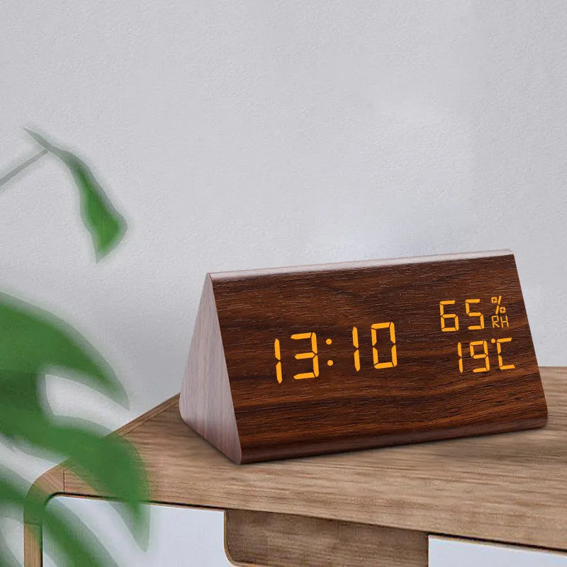 Wooden Alarm Clock