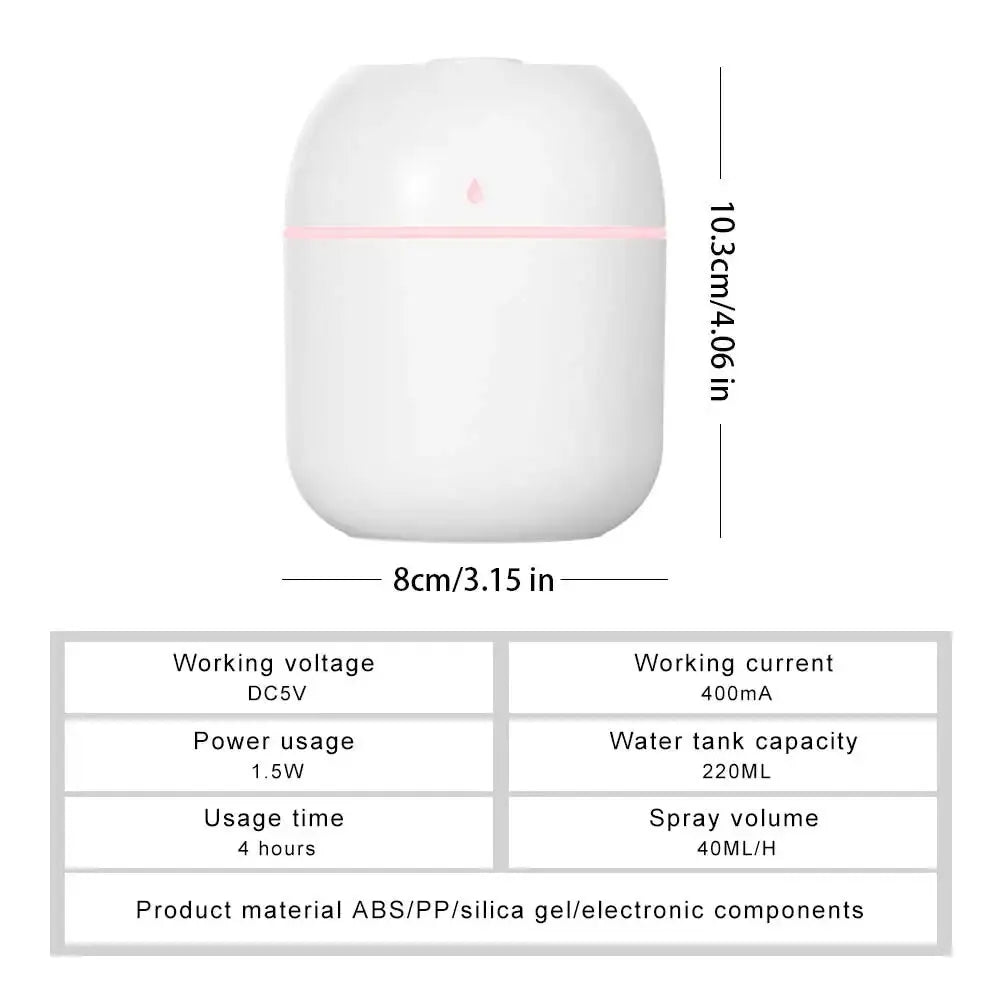 USB Desktop Indoor Household Mute Air Atomization Humidifier