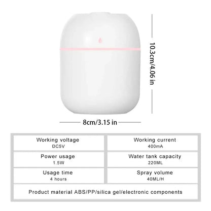 USB Desktop Indoor Household Mute Air Atomization Humidifier