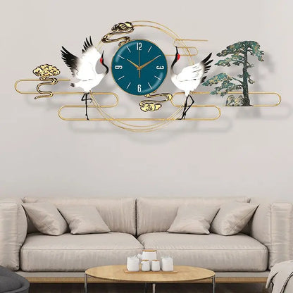 Red-crowned Crane Wall Clocks