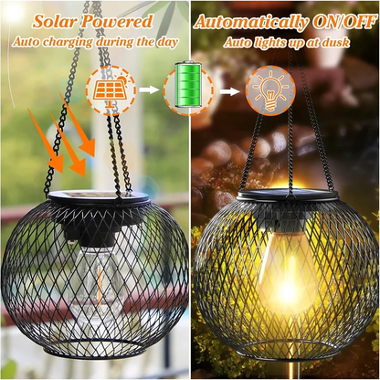 Solar Lights for Outside Decorative Outdoor Hanging Lights Waterproof