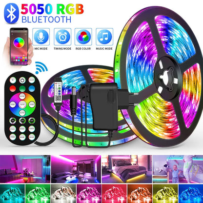 Bluetooth LED Strip lights 5050 RGBW Remote control