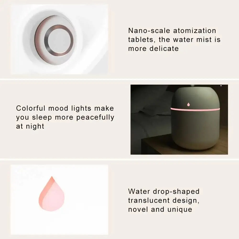 USB Desktop Indoor Household Mute Air Atomization Humidifier