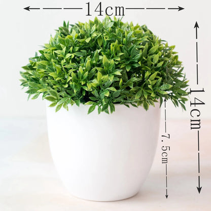 Artificial Plant Bonsai Plastic Small Tree Pot