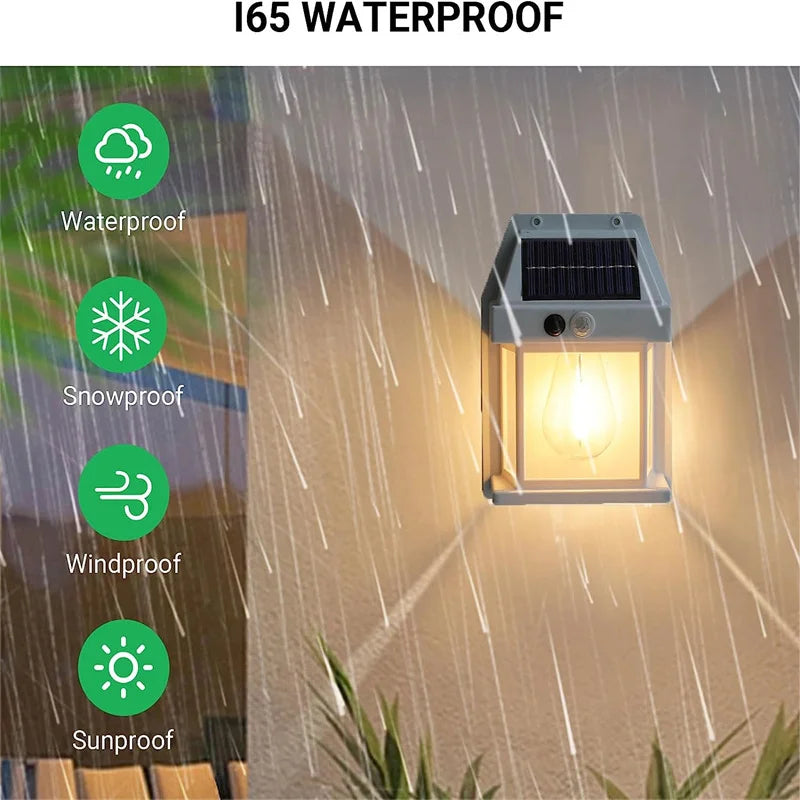 Solar Wall Lights Outdoor Waterproof 