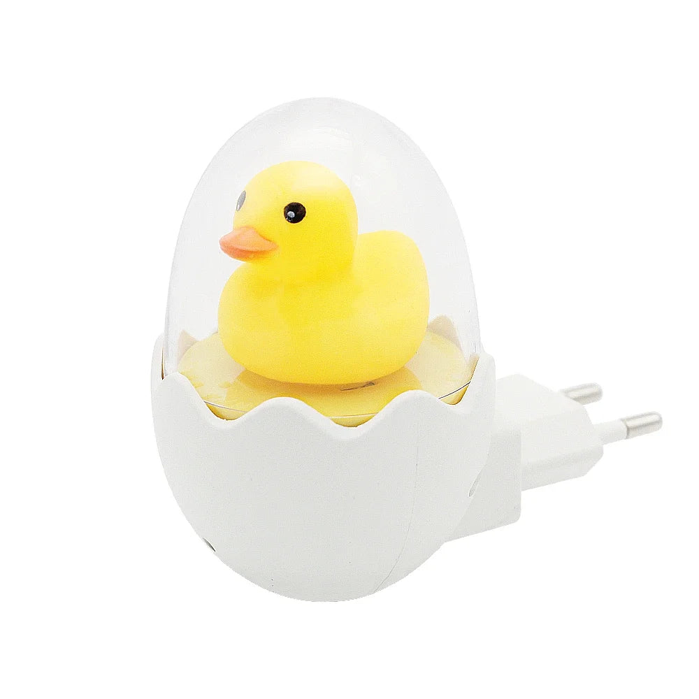 Cute Yellow Duck Bedroom Lamp