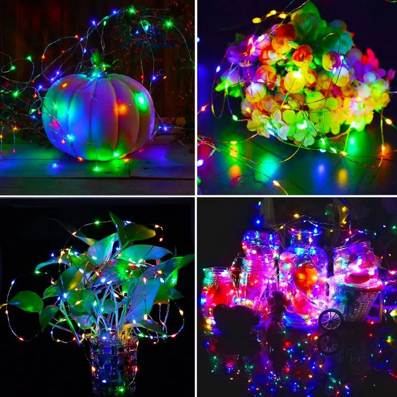 Solar String Lights Outdoor Waterproof