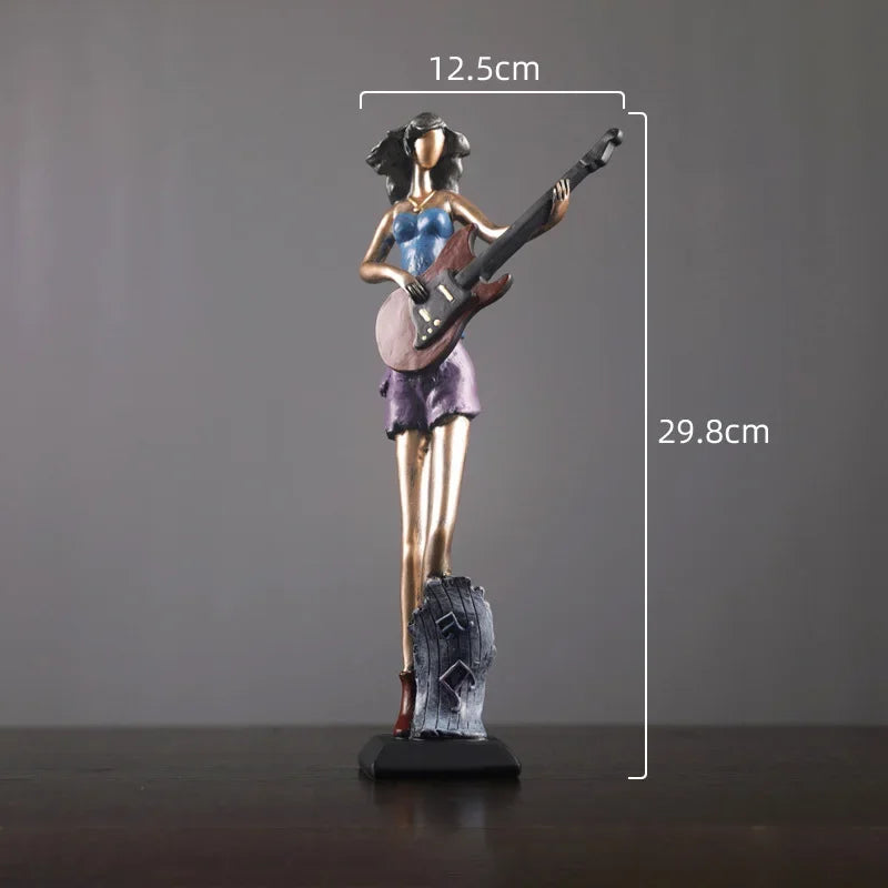 Musical Instrument Resin Figure Ornaments Home Decoration Accessories