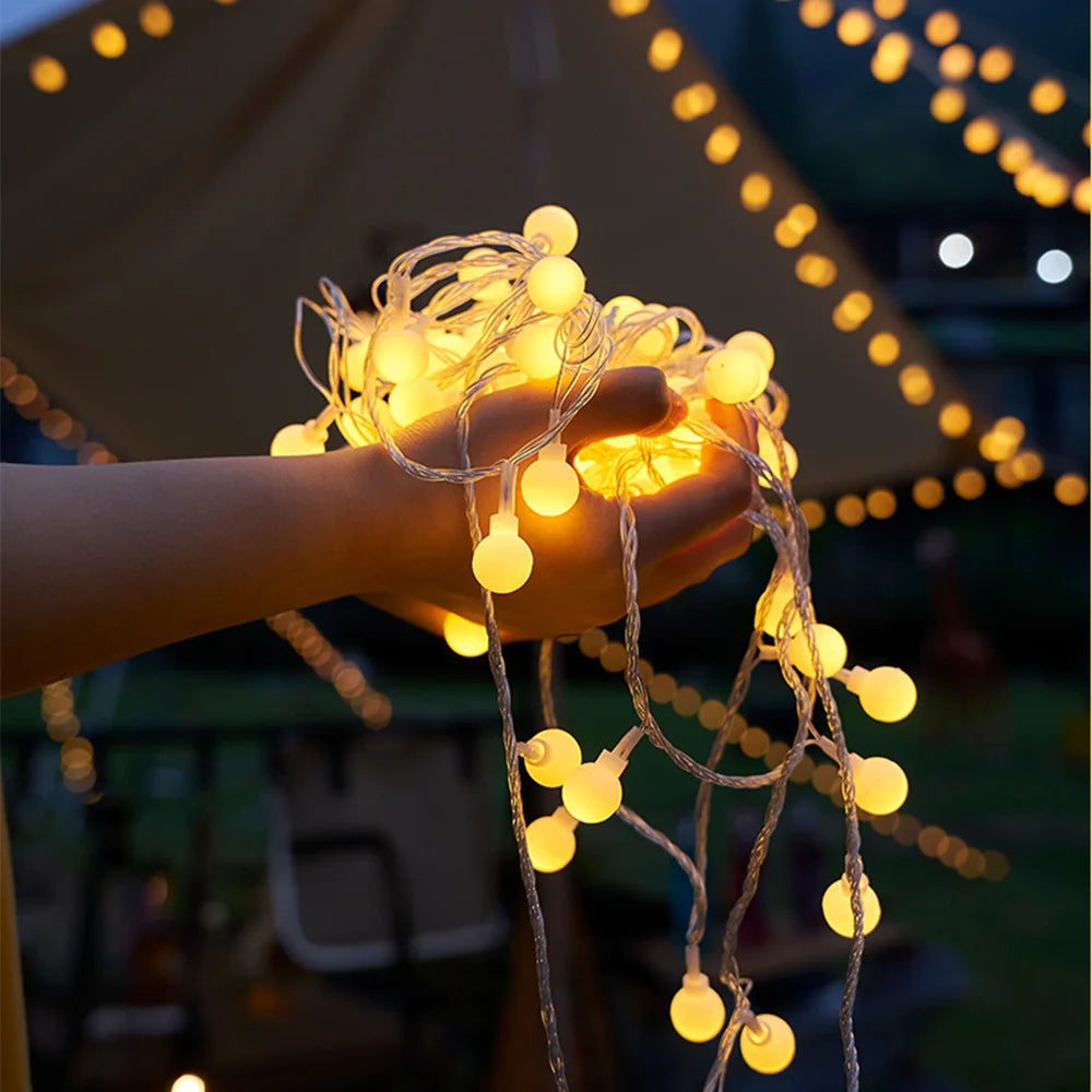 String Lights Camping Lamp Outdoor