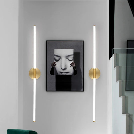 Gold Modern LED wall light