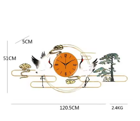 Red-crowned Crane Wall Clocks