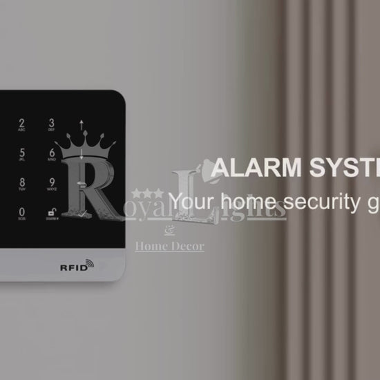 Alarm System for Home Burglar Security 