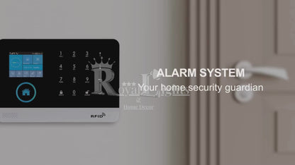 Alarm System for Home Burglar Security 